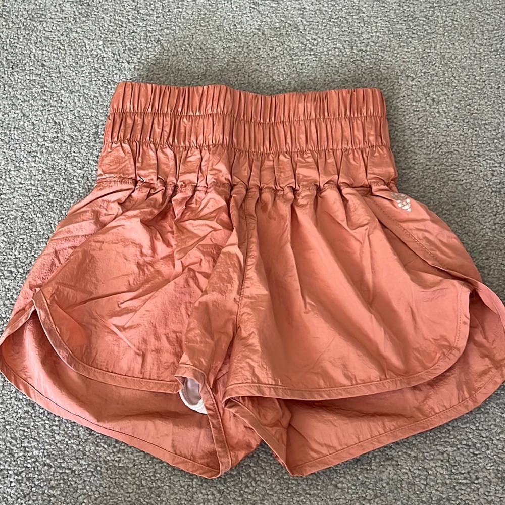free people workout shorts high rise
